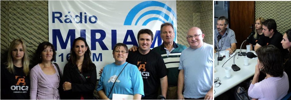 Onca participa de debate ao vivo em rádio de Farroupilha (RS)