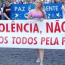 Onca participa de passeata pela paz (RS)
